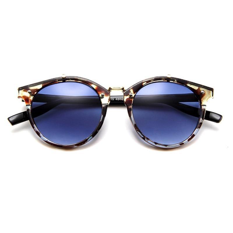 Vintage Retro Round Sunglasses with Polarized UV400 Lenses