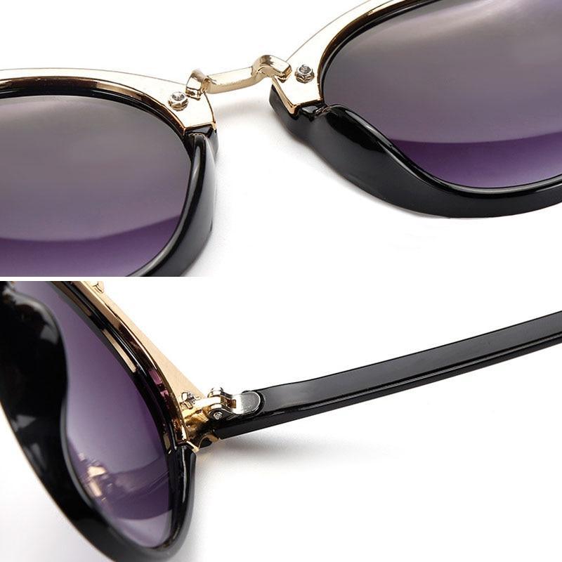Vintage Retro Round Sunglasses with Polarized UV400 Lenses