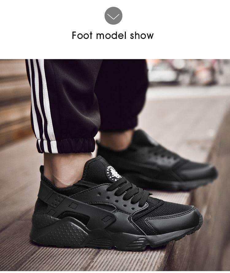 Unisex White Mesh Sports Trainers - Breathable Summer Casual Shoes