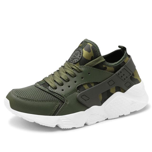 Unisex White Mesh Sports Trainers - Breathable Summer Casual Shoes