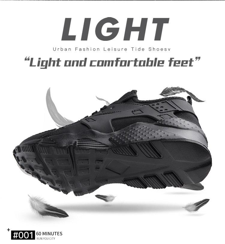 Unisex White Mesh Sports Trainers - Breathable Summer Casual Shoes