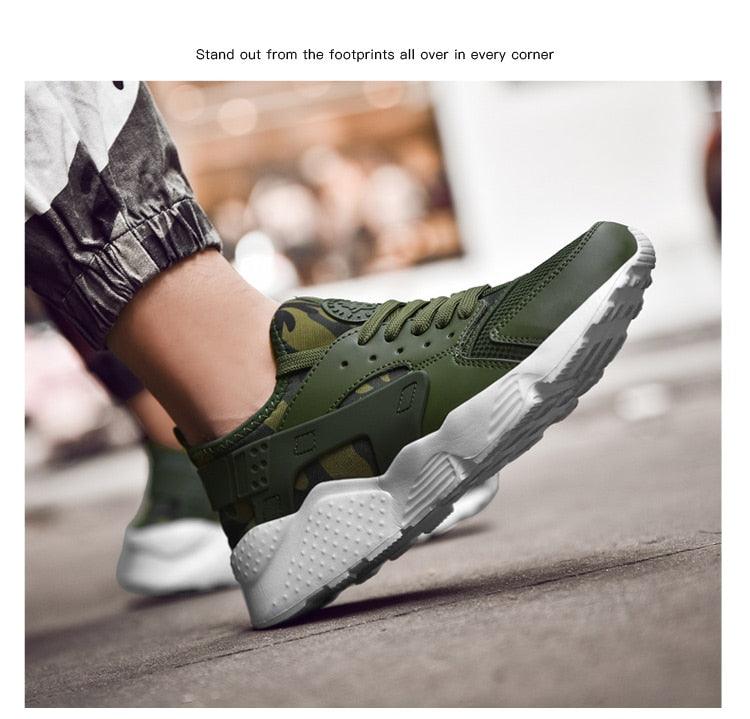 Unisex White Mesh Sports Trainers - Breathable Summer Casual Shoes