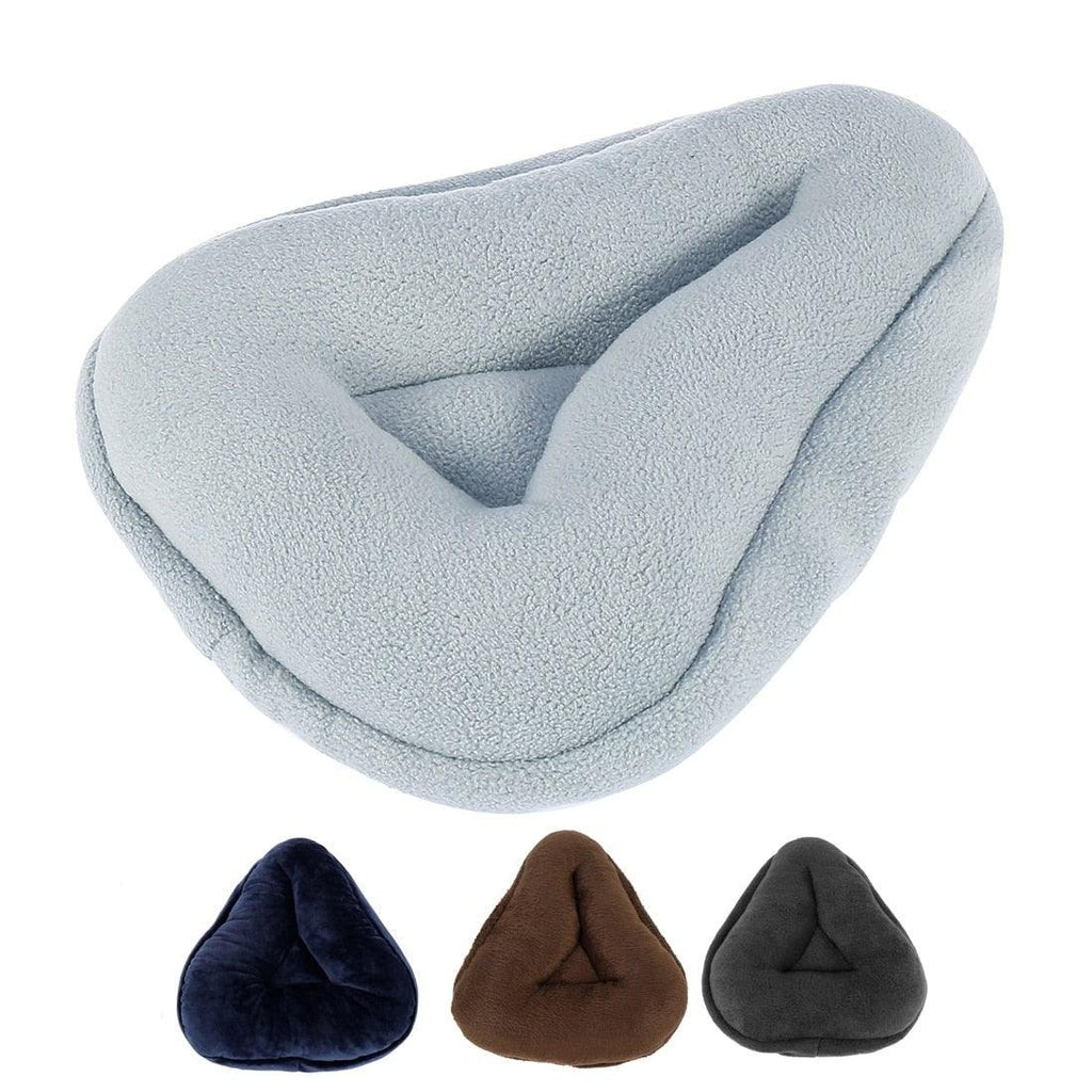 Stevvex universal soft plush bike seat cover for indoor exercise and mountain bikes