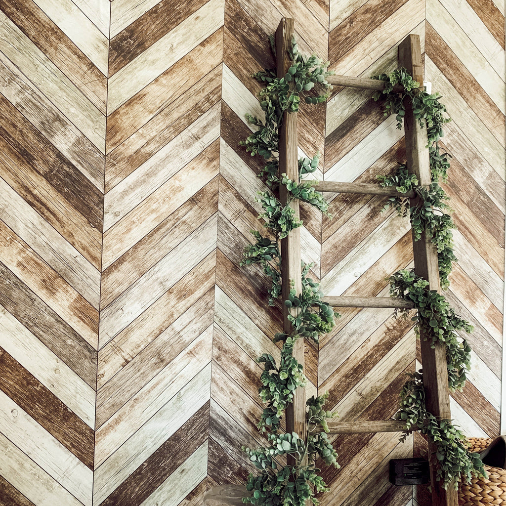 Rustic brown and tan geometric Courtney wallpaper