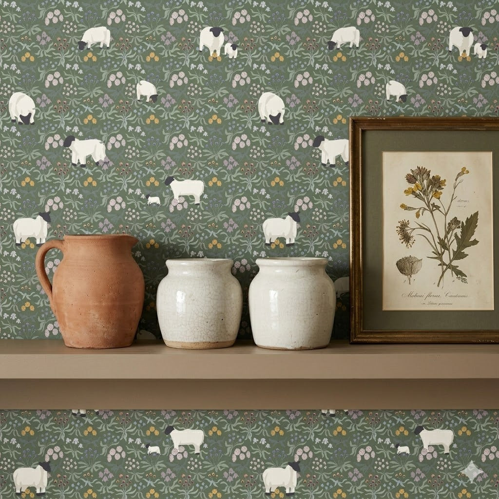 Wool Wallpaper by Randi Lepre