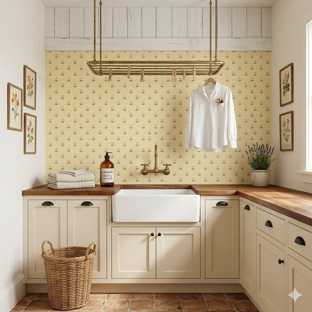 Pansie Wallpaper by The Lil Dills Shop
