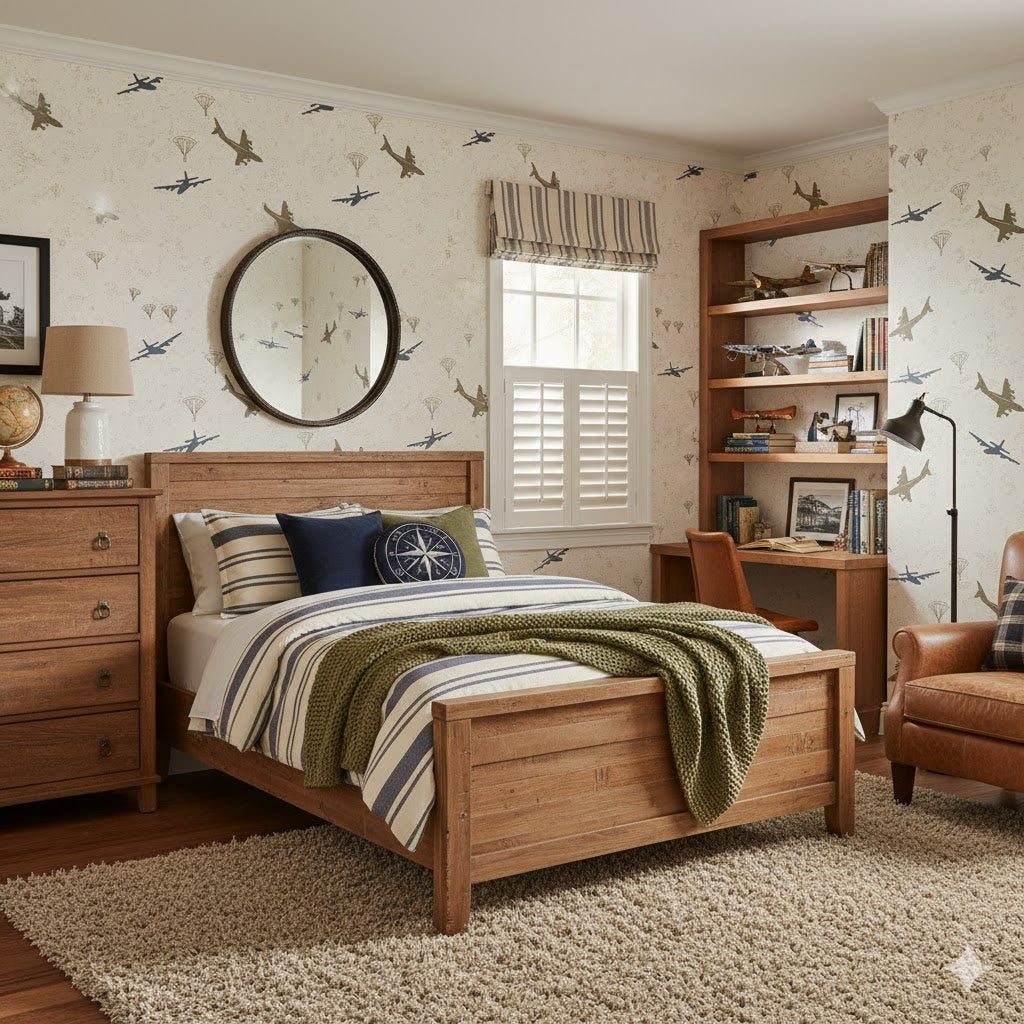 Truman Wallpaper by The Rosenborg Company