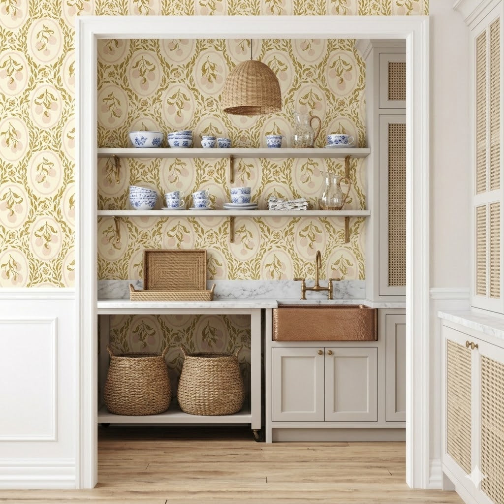 Citrine Wallpaper by Biba Nima Design