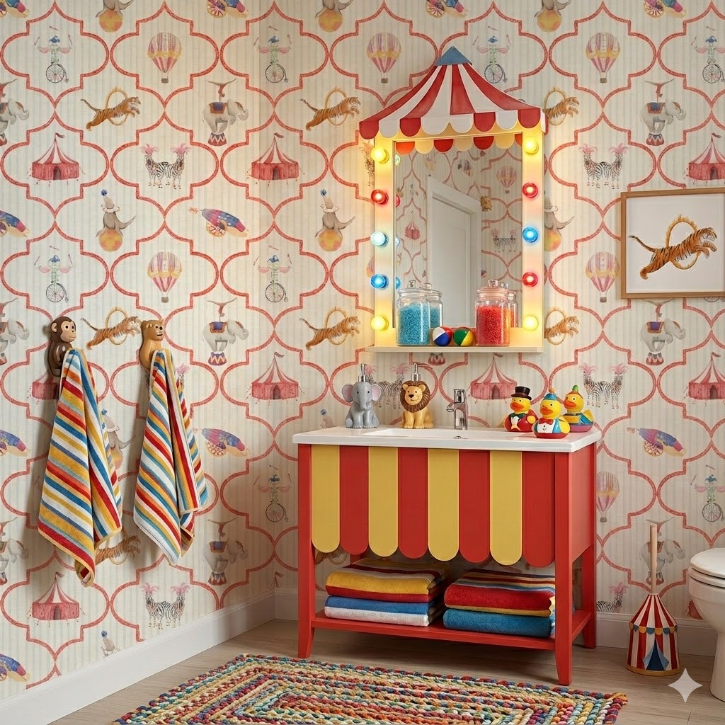 Barnum Wallpaper by Yorkville Studio