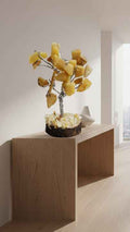 Small Yellow Quartz Gemstone Tree - Natural Healing Crystal Decor