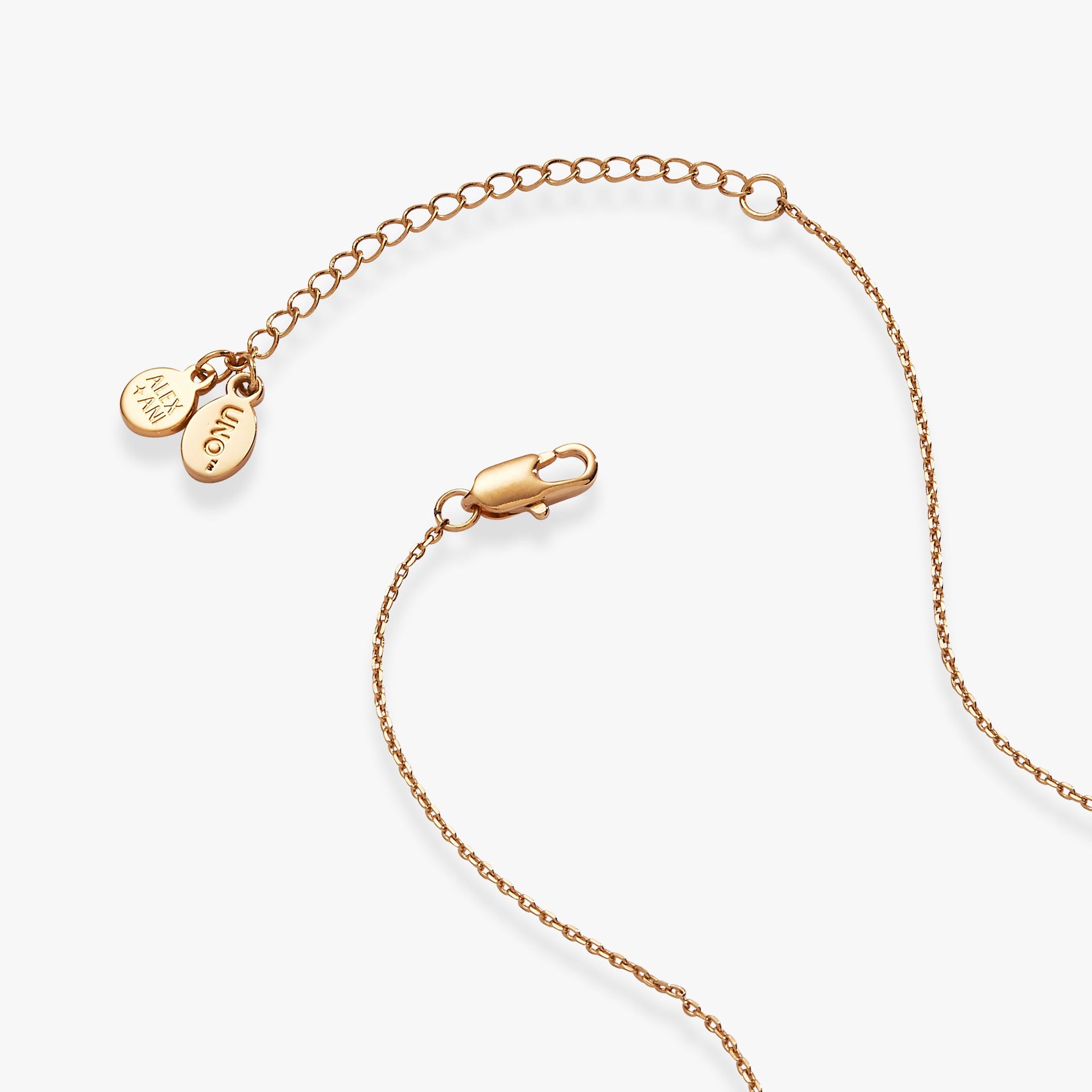 UNO Game Card Pendant Necklace with Pavé Crystal Accent