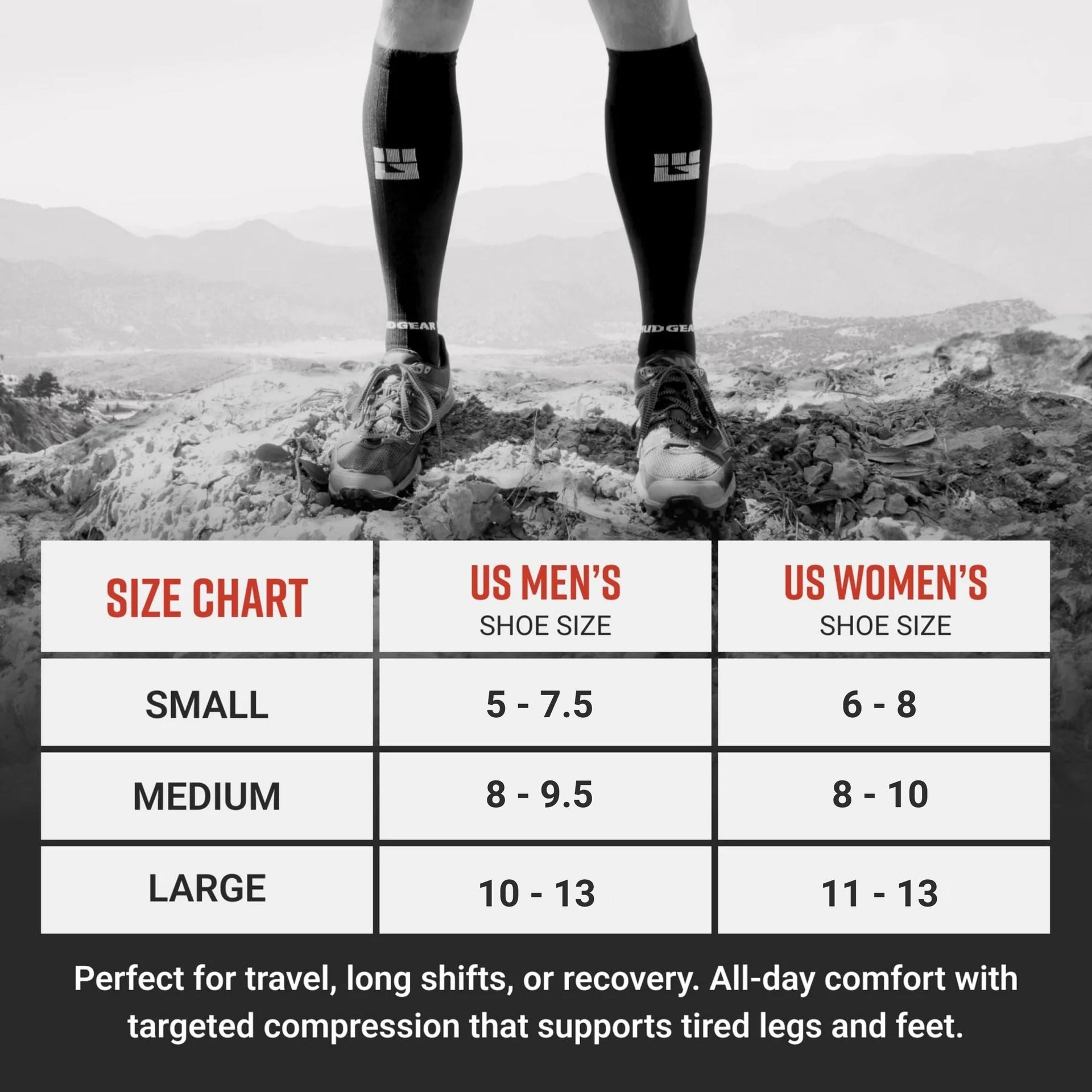 Tall Compression Socks Tactical Line (Coyote Tan)