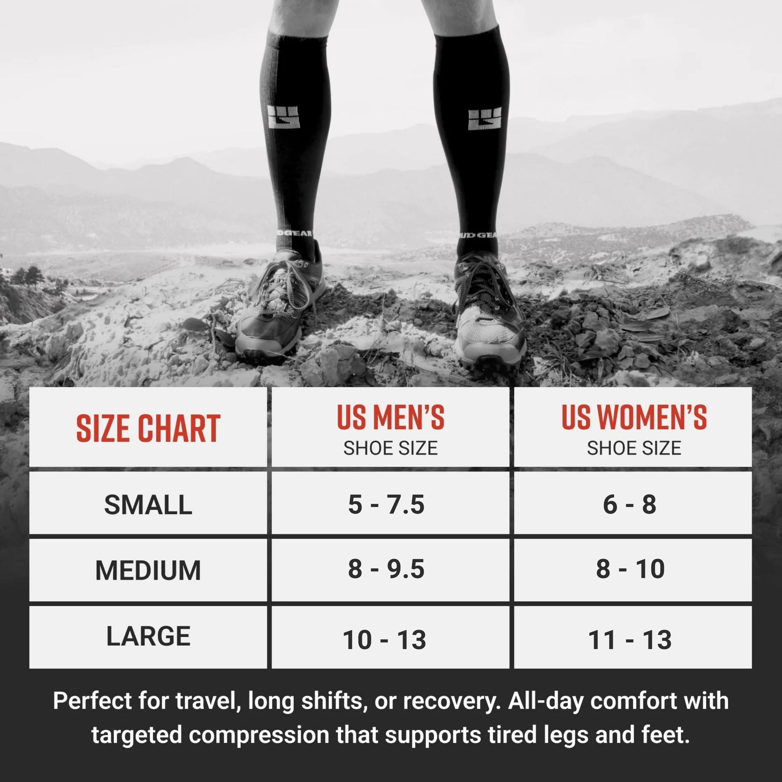 Tall Compression Socks Tactical Line (Navy)
