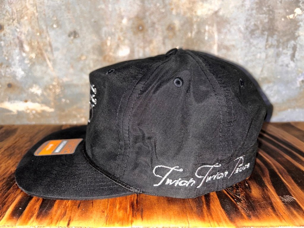 UPF 50+ Fishing Hat with Rope - Black