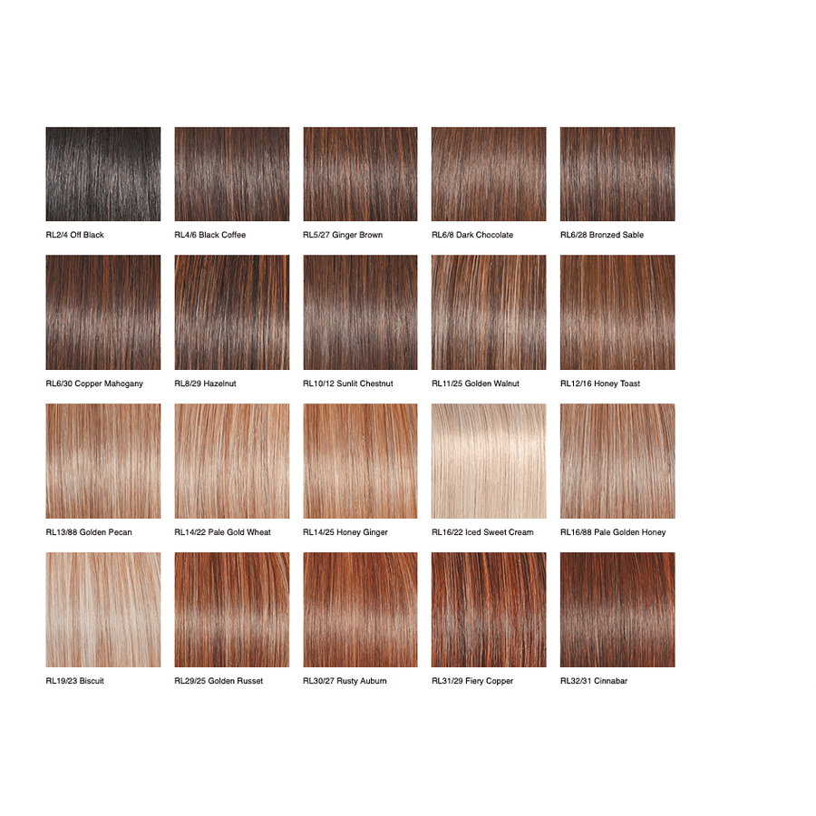 Upstage Wig: Natural Layered Cut in Multi-Tonal Brown and Blonde