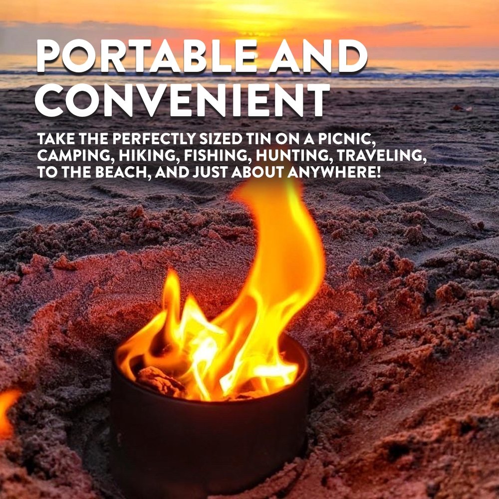 USA Edition Outdoor Party Fire Pit and Citronella Candle Set