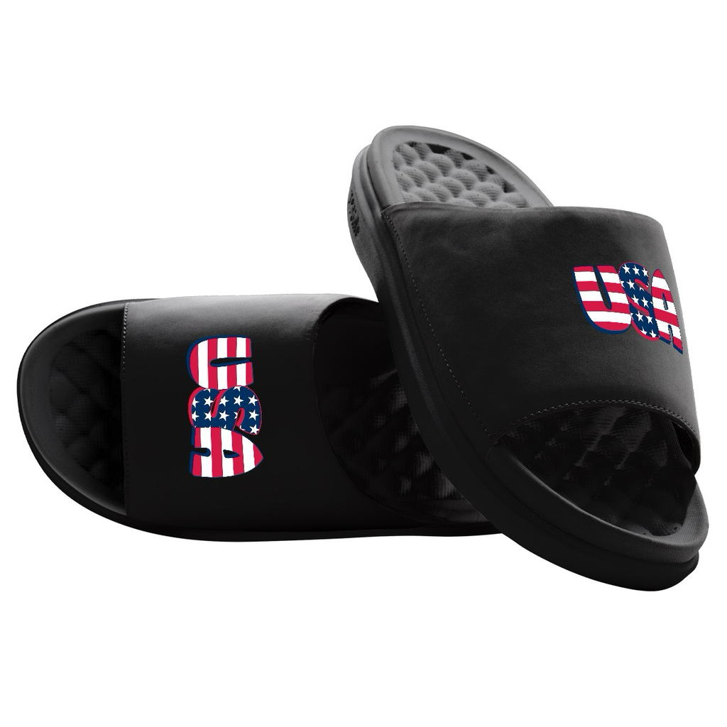 USA Flag Wordmark Motive