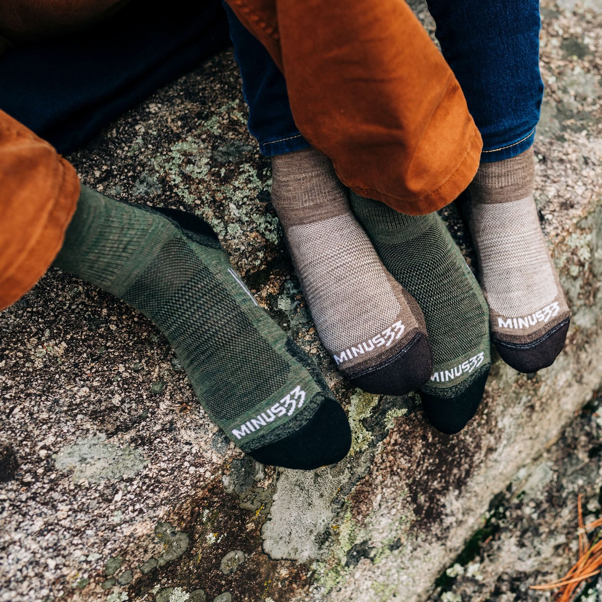 Microweight Full Cushion Mini Crew Wool Socks