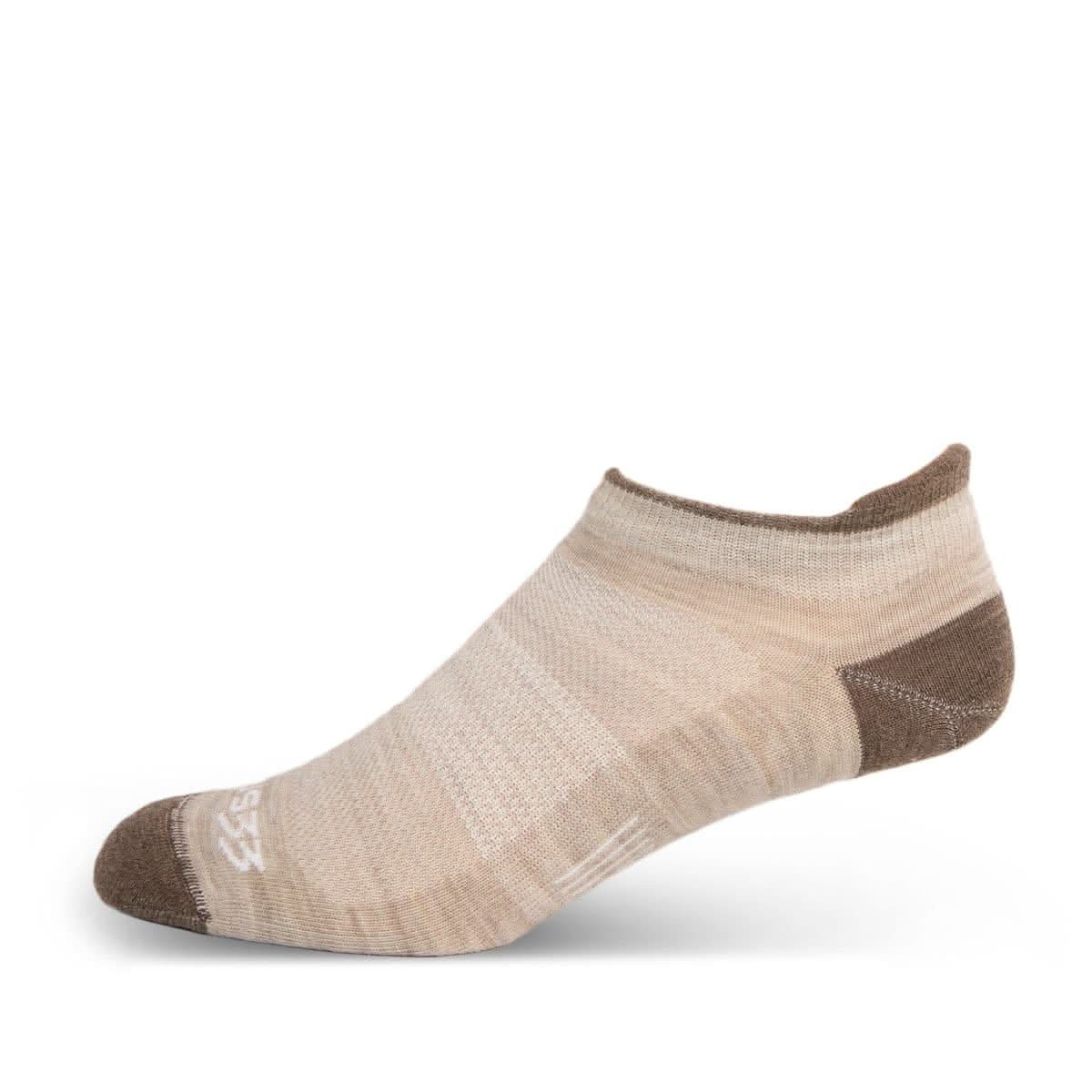 Mountain Heritage Microweight No Show Tab Merino Wool Running Socks