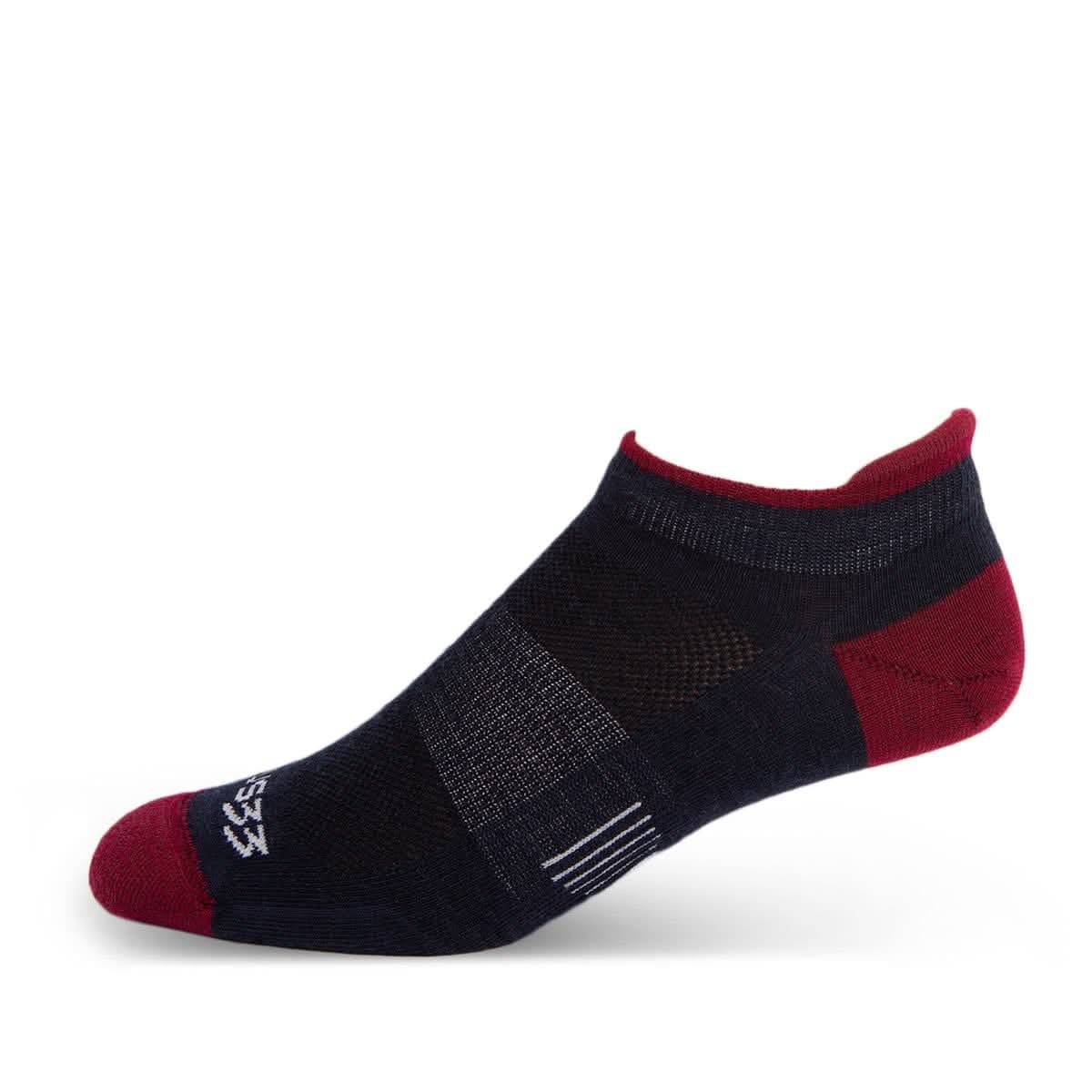 Mountain Heritage Microweight No Show Tab Merino Wool Running Socks