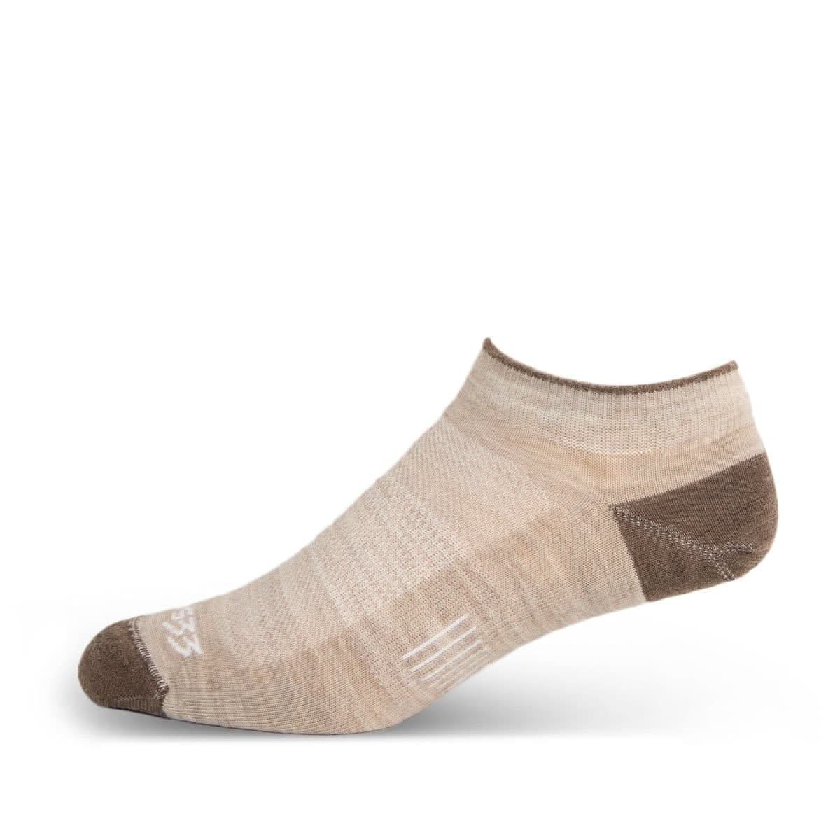 Micro Weight Merino Wool No Show Liner Socks