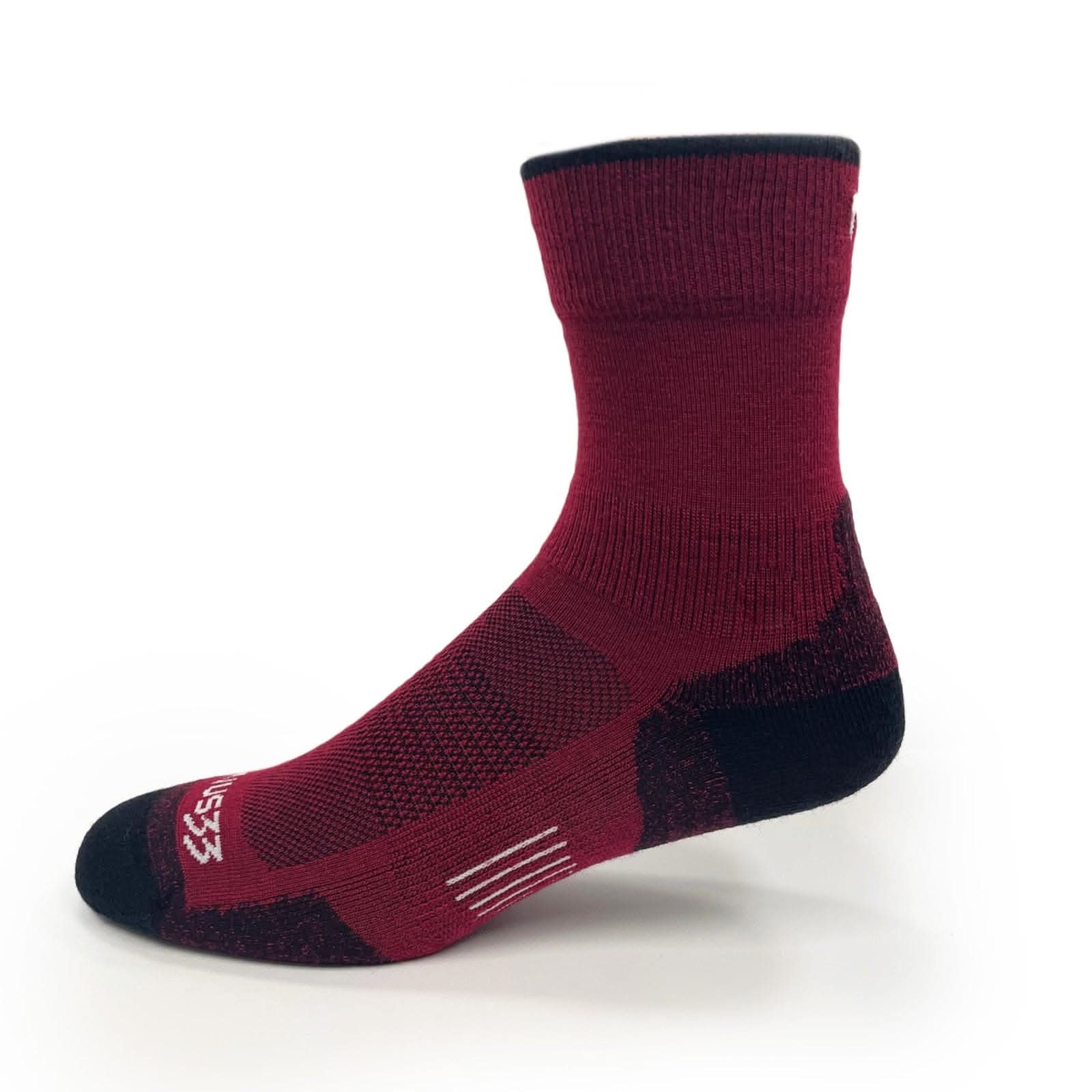 Mountain Heritage Microweight Crew Cushion Wool Performance Socks