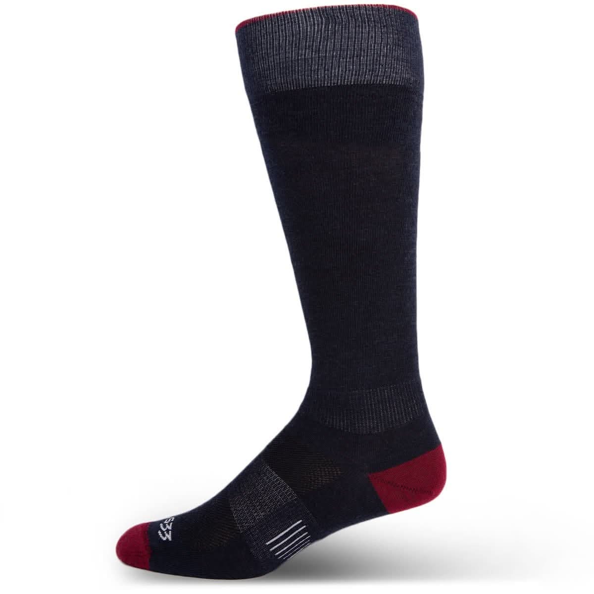 Microweight Over the Calf Wool Liner Socks - Mountain Heritage