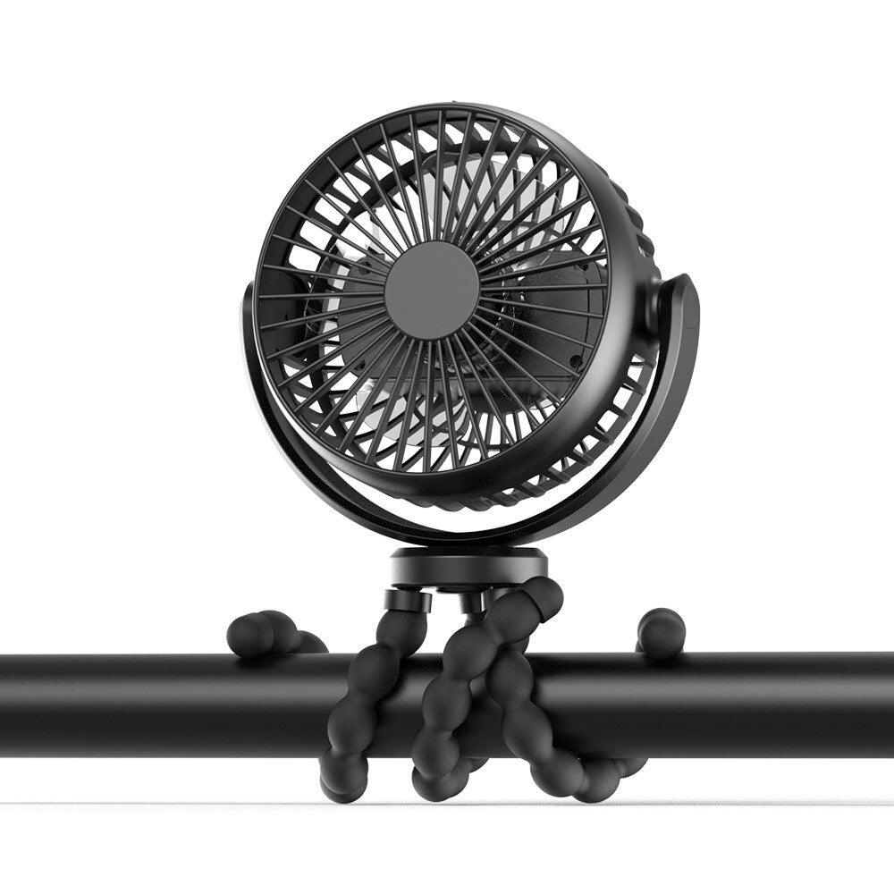 Multifunctional Foldable Octopus Desk Fan with Tripod Stand