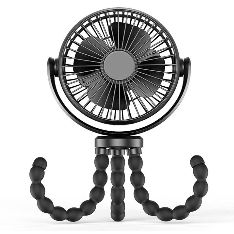 Multifunctional Foldable Octopus Desk Fan with Tripod Stand