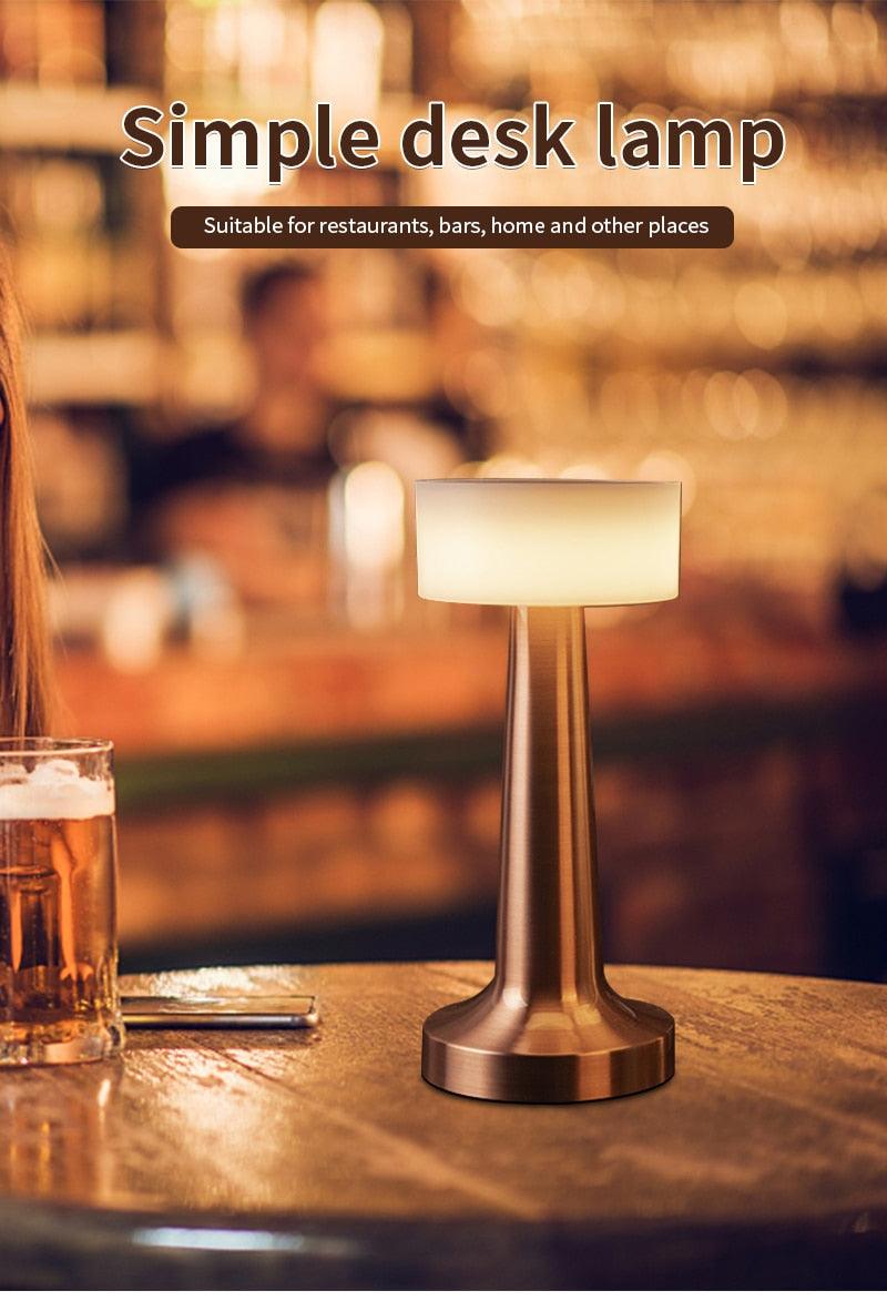 Modern USB Wireless Charging LED Bar Desk Table Lamp