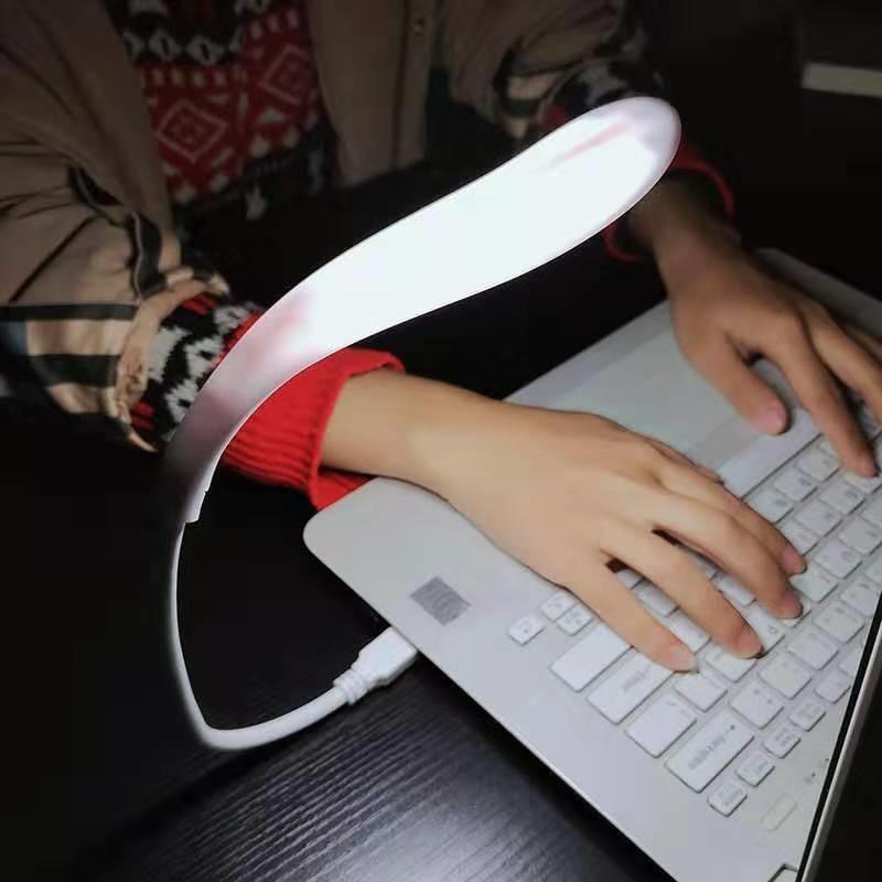 Flexible USB LED Desk Lamp, Foldable Touch-Control Study Light