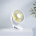 Portable Stroller Fan with Strong Clip, 3-Speed USB Rechargeable