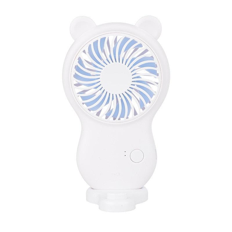 Portable USB Pocket Fan - Minimalist 3-Speed Handheld Design