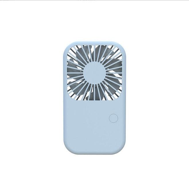 Portable USB Pocket Fan - Minimalist 3-Speed Handheld Design