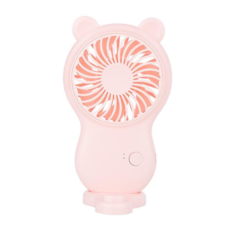 Portable USB Pocket Fan - Minimalist 3-Speed Handheld Design