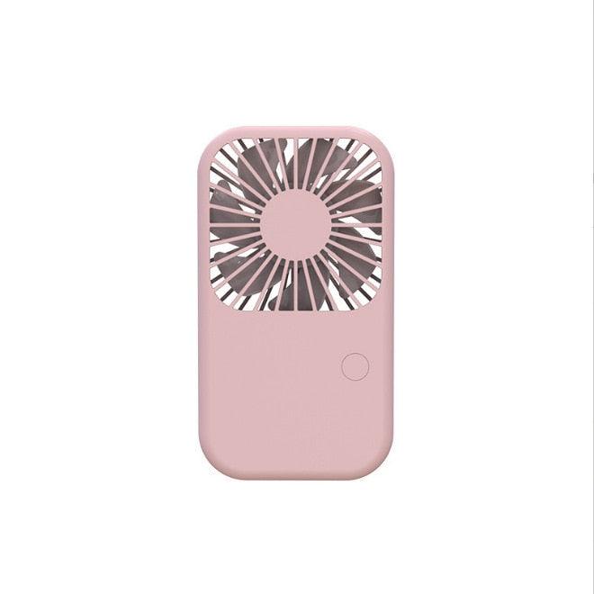 Portable USB Pocket Fan - Minimalist 3-Speed Handheld Design