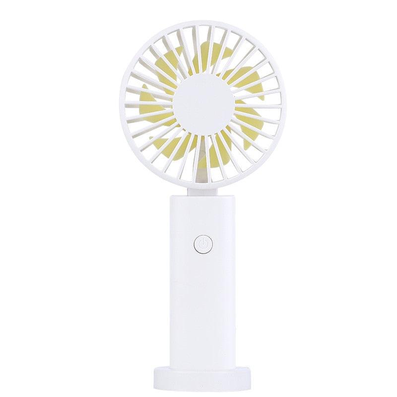 Portable USB Pocket Fan - Minimalist 3-Speed Handheld Design