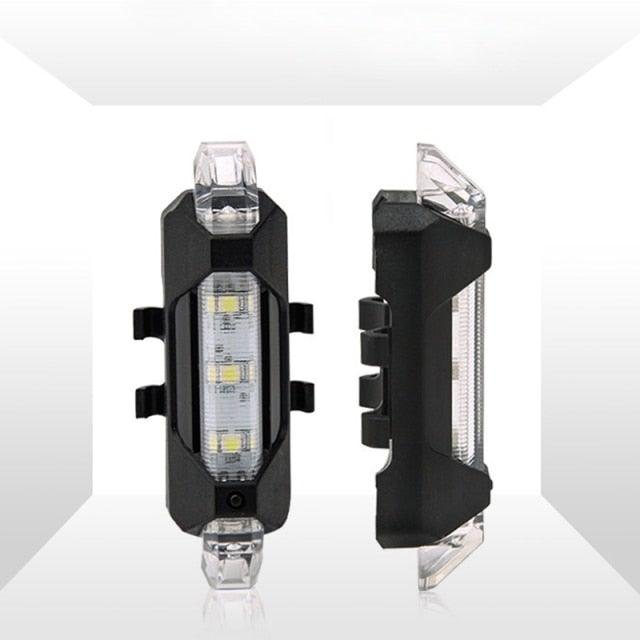 300 Lumen Waterproof USB LED Bike Headlight and Tail Light