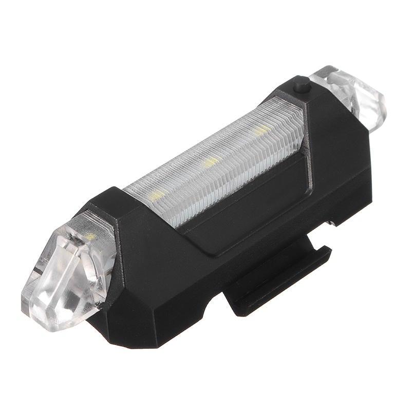 USB Rechargeable Waterproof LED Bike Safety Tail Light - 4 Colors