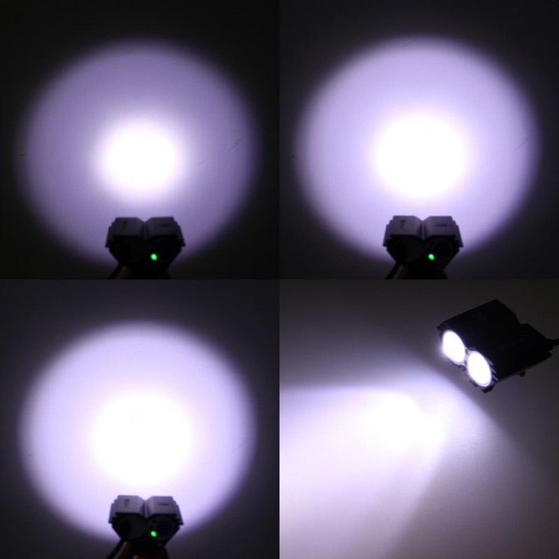High-Output LED Front Bike Light, 8000LM Rechargeable Headlight