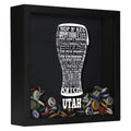 Utah Beer Typography Shadow Box