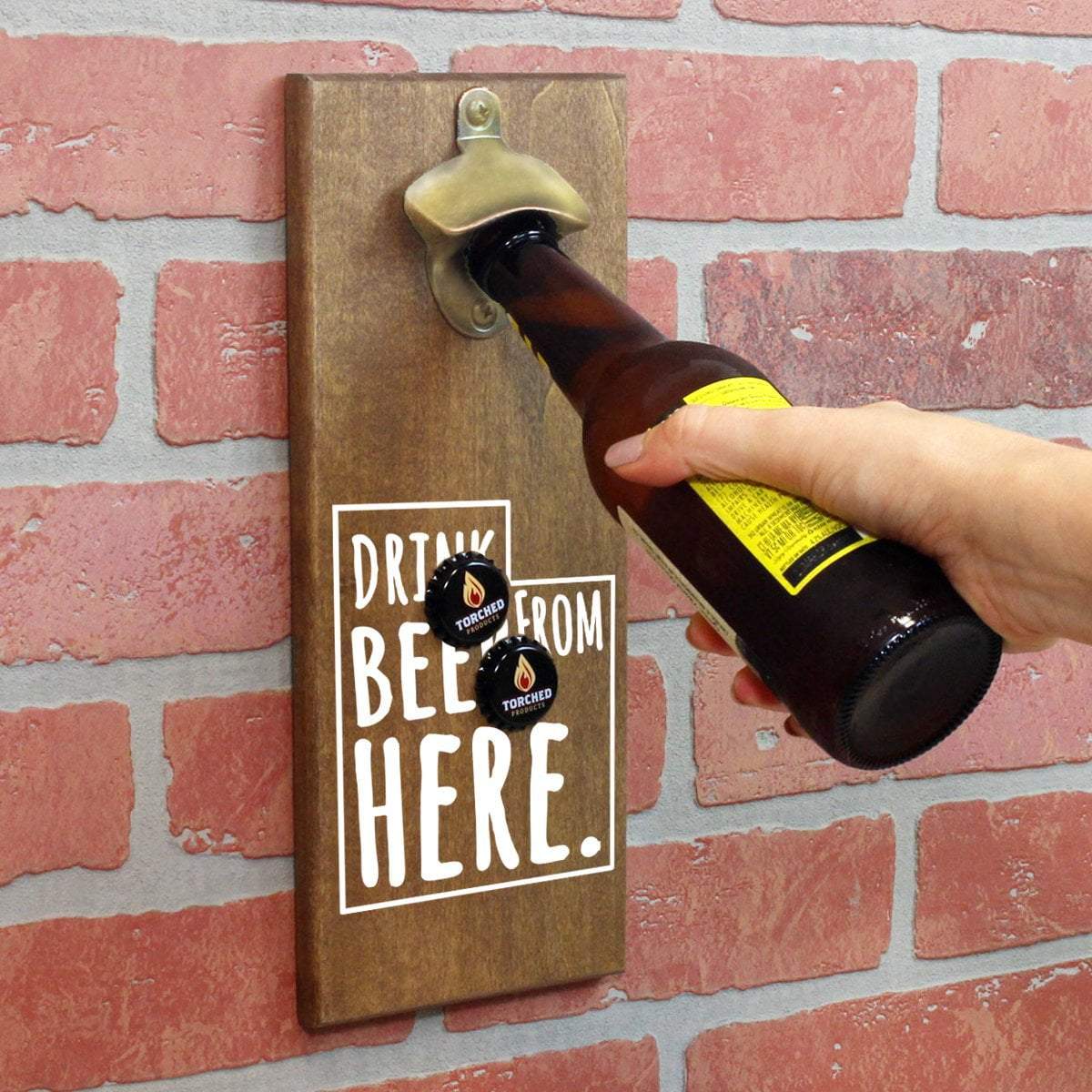 Utah Drink Beer From Here Cap Catching Magnetic Bottle Opener