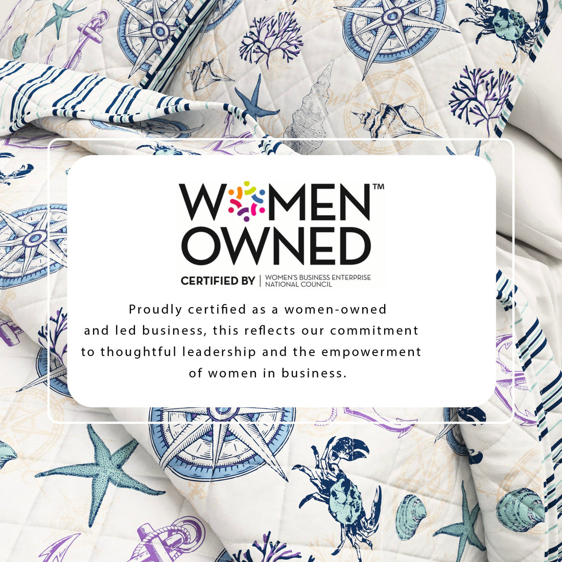 Azure Collection Coastal Quilt Set