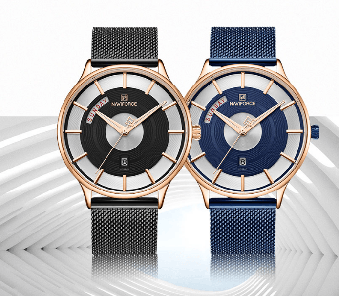 Minimalist Stainless Steel Analog Quartz Watch for Men