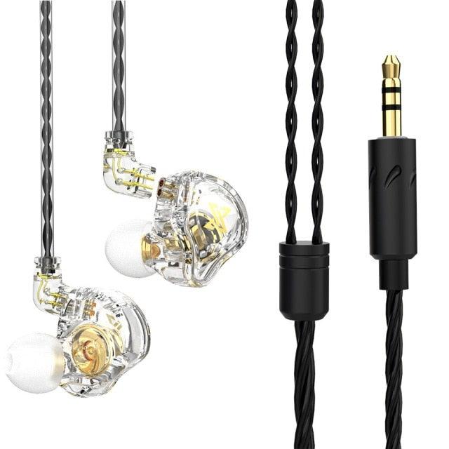 QKZ AK6 MAX HD Stereo Wired Earphones with Passive Noise Cancellation