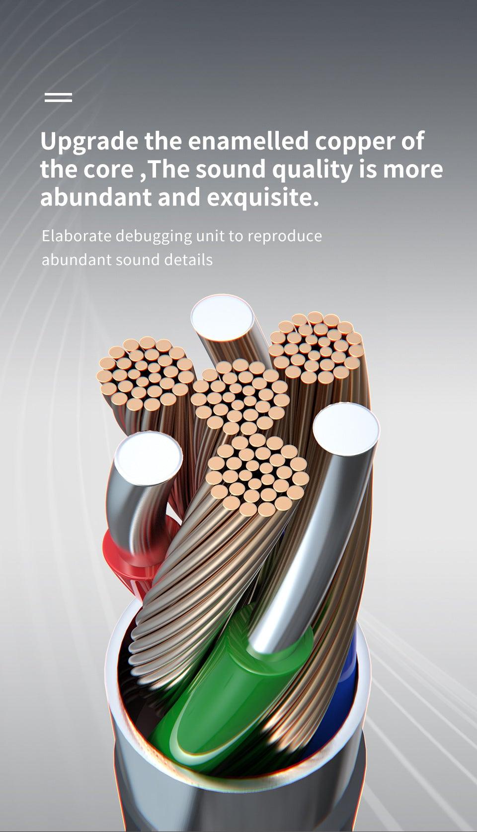 QKZ AK6 MAX HD Stereo Wired Earphones with Passive Noise Cancellation