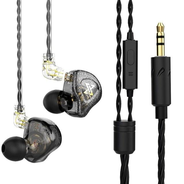 QKZ AK6 MAX HD Stereo Wired Earphones with Passive Noise Cancellation