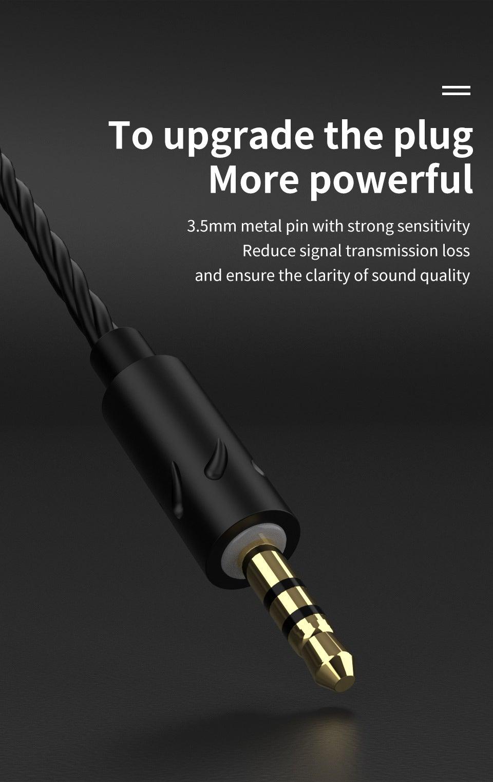 QKZ AK6 MAX HD Stereo Wired Earphones with Passive Noise Cancellation