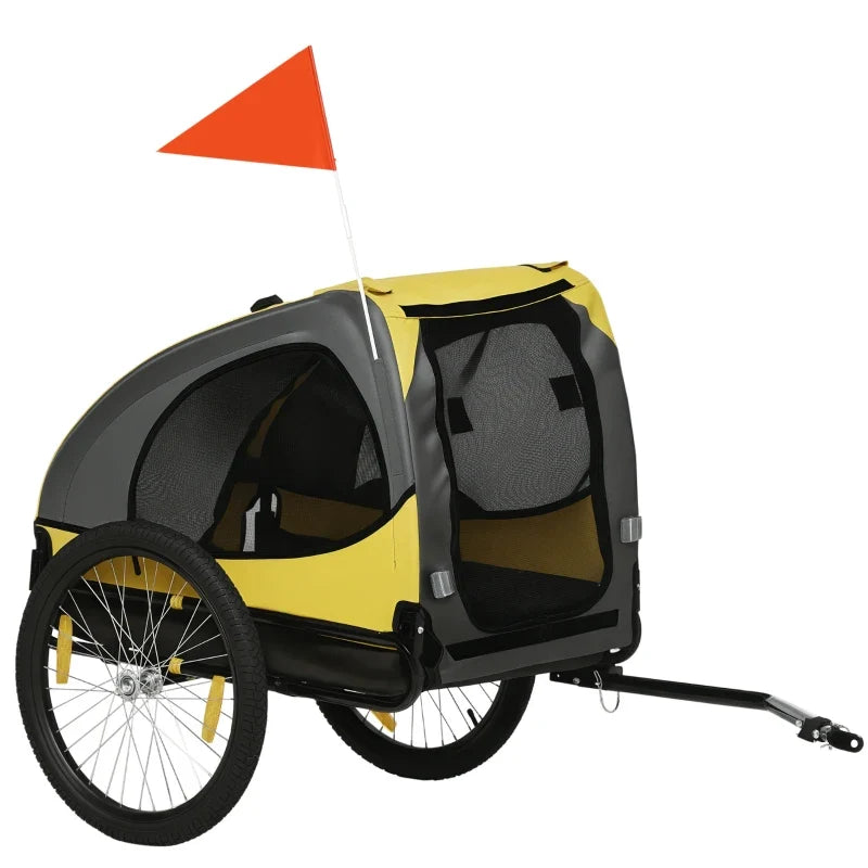 Dog Bike Trailer, Pet Stroller with Wheels for Medium Dogs