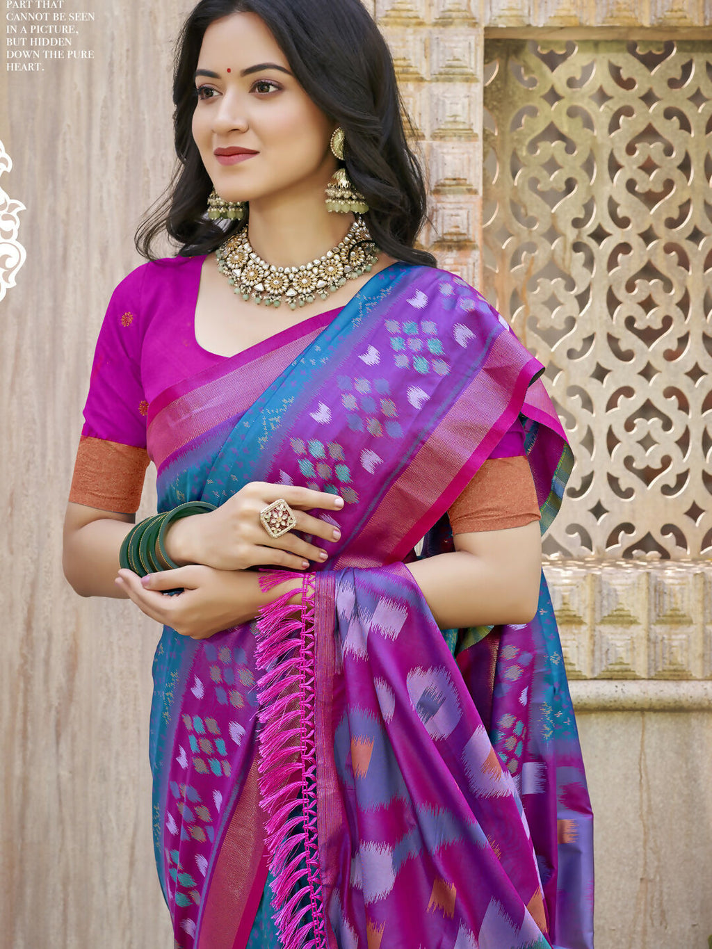 Elegant Pochampalli Silk Saree in Sea Green